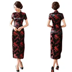 2019 chinese traditional dress fashion design long
