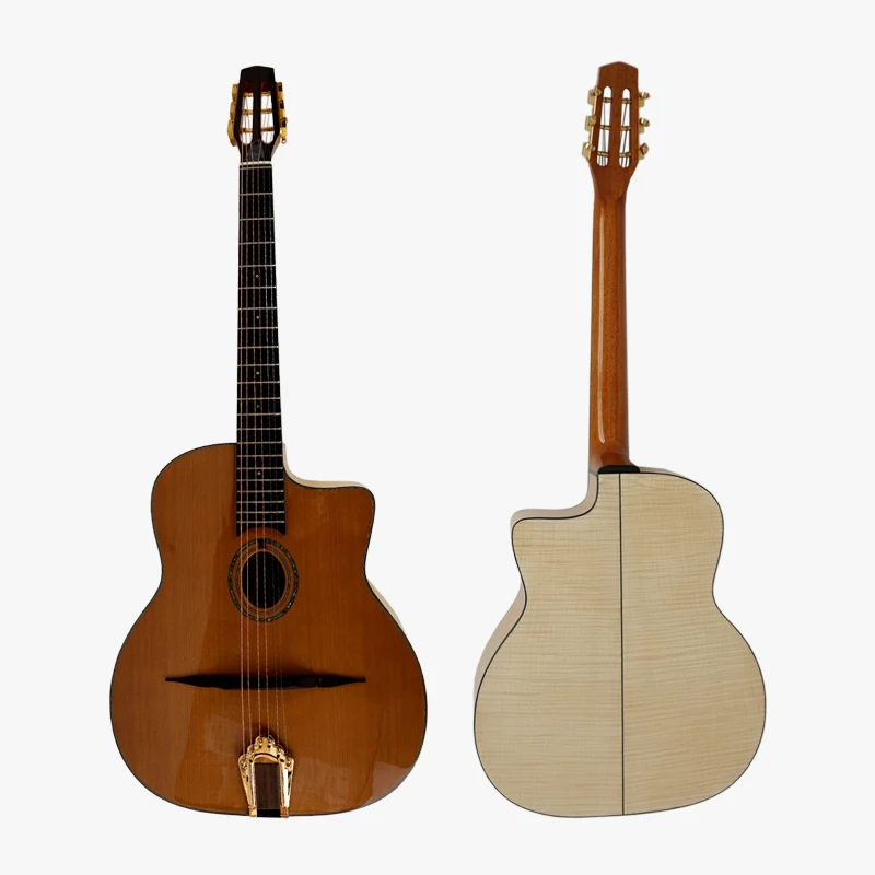 

Handmade Aiersi brand Maccaferri Petit Bouche Gypsy Guitar for sale