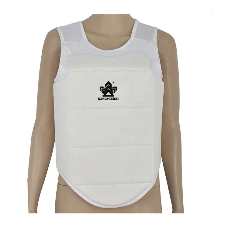 

Karate Sparring Gear Equipment Adults Karate chest protector, White
