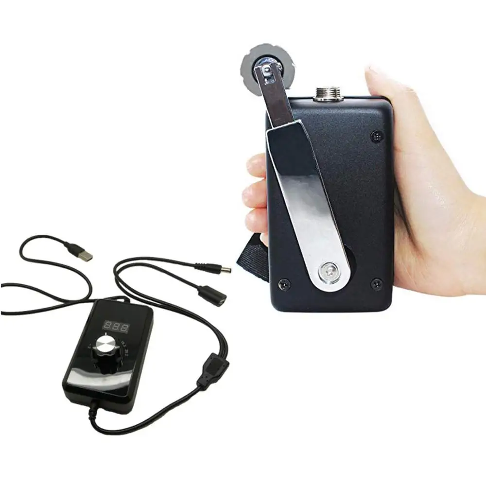 

30W Hand Crank Charger Strong Power generator Manual Dynamo for Travel Camping