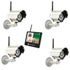 7inch LCD 2.4G wireless 4camera CCTV DVR Kit support MAX 32GB memory card