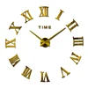 Fangjuu Cultural Ideas 3D DIY stick novelty Wall Clocks