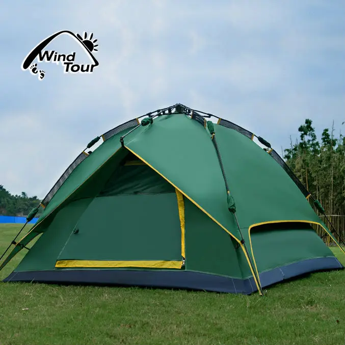 Wholesale 190T Polyester Waterproof Outdoor Camping Tent Family Tent