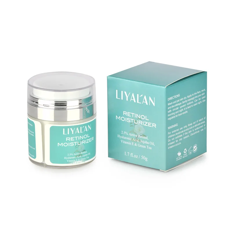 

private label retinol moisturizer skin whitening face cream, Whtie color/ customized pink/white/ivory