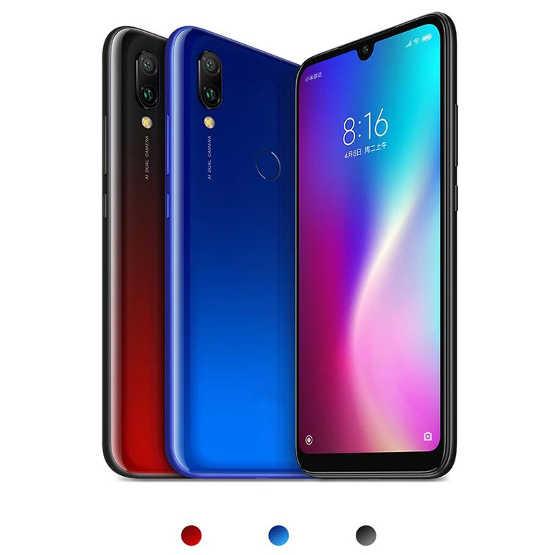 

In stock] Baolan R7 big screen smart 12 million pixels 4+64G new mobile cell phone, Black;blue;red