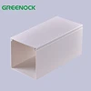 100 X 50mm 100 X 100mm Solid Single Channel Trunking Plastic Wire Casing Trunking