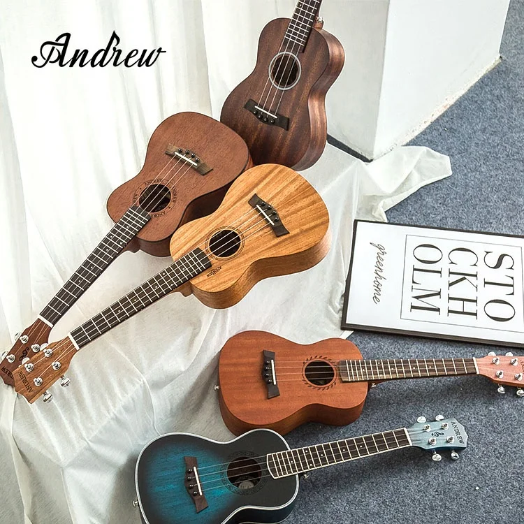 

2019 summer season new items 23' ukulele factory 23 inch 18 frets 4 strings Hawaiian guitar musical instrument