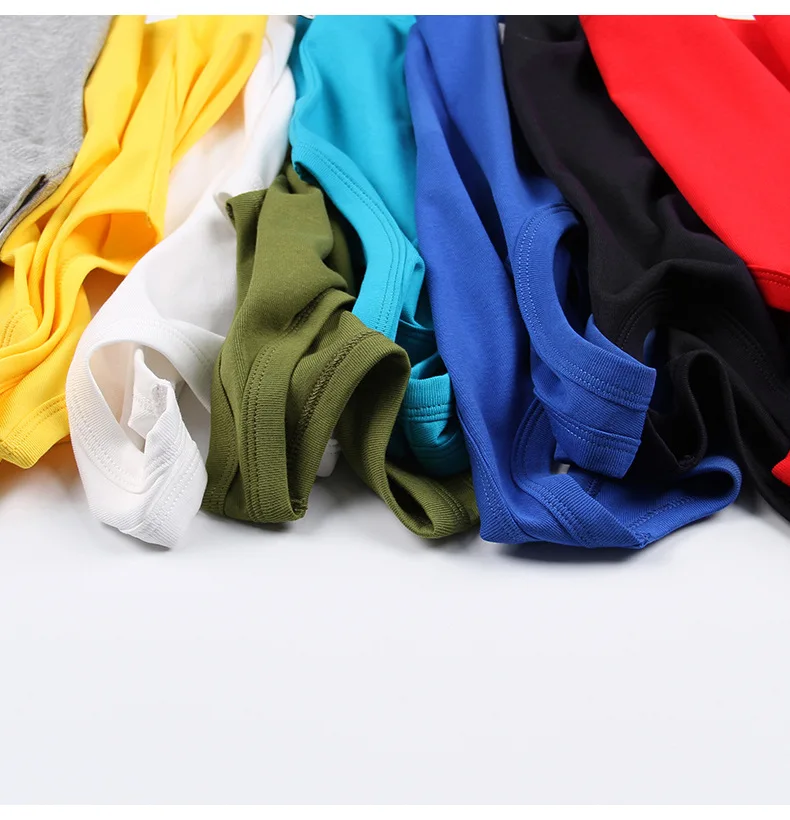 
Low MOQ Customized Children Clothes O-Neck Sleeveless Breathable Cotton Soild Color Tank Top 