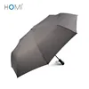 High Quality Super Waterproof Soft Handel Auto Open Close 3 Folding Umbrella