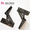 Flexible storage black iron frame sofa bed mechanism hinge with strong spring
