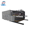 Automatic corrugated cardboard 2 colors flexo printing slotting die cutting machine for carton box making