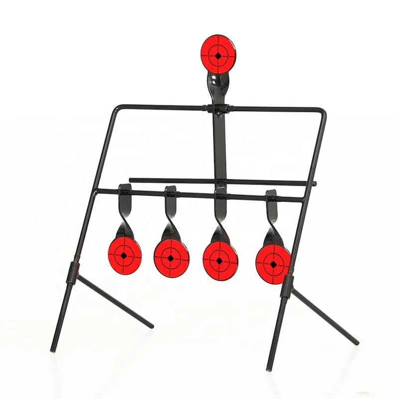 

new design cheap Airgun rotating Steel targets outdoor Self Resetting BB gun shooting target