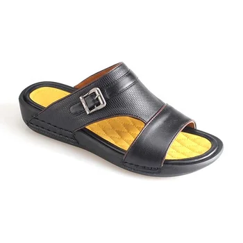Arab Slippers Men PU Sandals And 