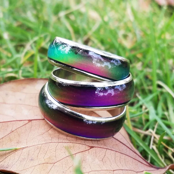 

2019 Yiwu Personalized Handmade Custom Zinc Alloy Kids Mood Rings For Wholesaler