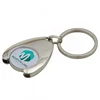 Wholesale Custom Wishbone Trolley Shopping Token Coin Keychain