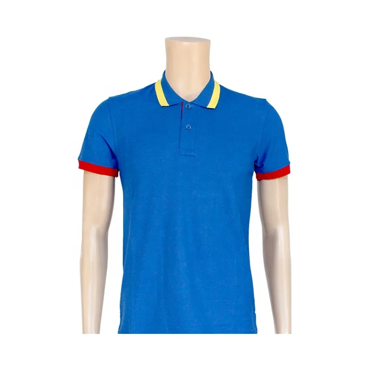 

cheap dry fit blank polo t shirts Europe for men, Blue