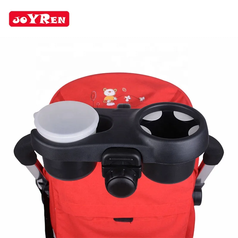 

Universal Multifunctional Double-groove Design Plastic Baby Bottle Holder Baby Stroller Cup Holder