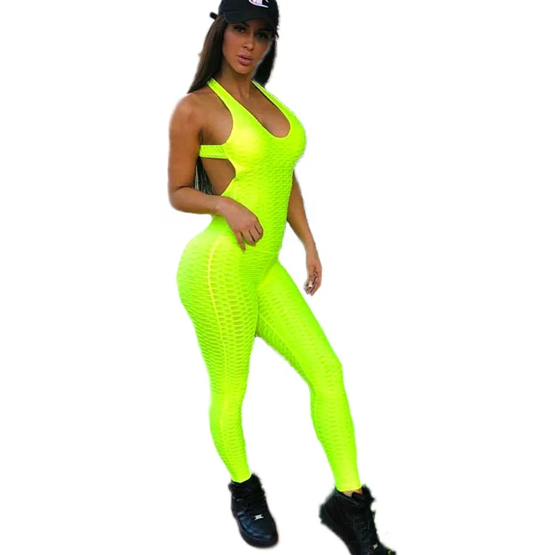 

Plus size yoga jumpsuit women fitness gym workout yoga clothing for sale