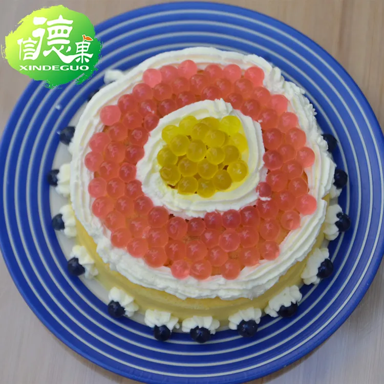 
Strawberry Popping Boba Halal Juice Ball 