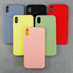 Silicone Phone Case iPhone Max X XS XR