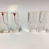 clear endodontic training block with curve root for student practice