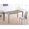 Luxury Cement Taupe modern dining table Table ceramic extensible