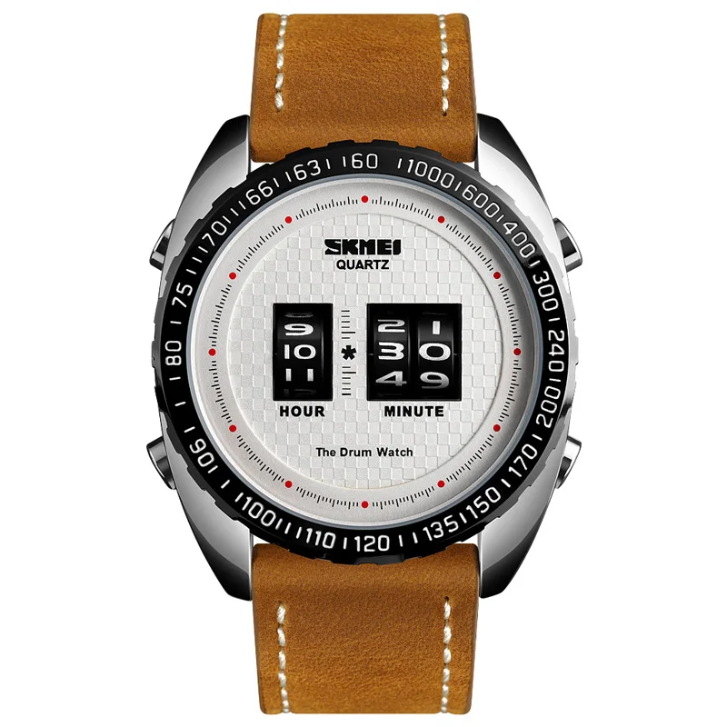 

2019 New unique design skmei big face man wristwatch japanese movement wrist watch for men