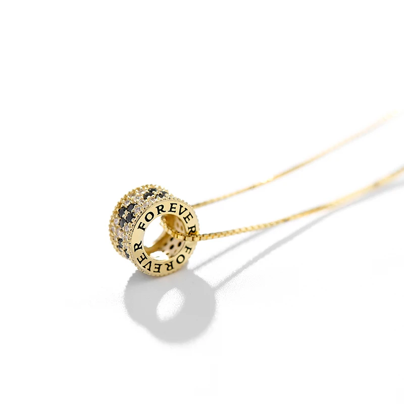 

Champagne gold 925 Sterling Silver Flower Necklace 2019