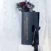 Special and Fancy Portable Paper Flower Box Packaging Carry Bags