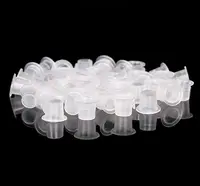 

1000PCS High Quality Tattoo Pigment Caps Ink Cups White Color Plastic Tattoo Ink Caps