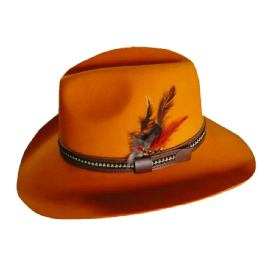 blaze orange cowboy hat