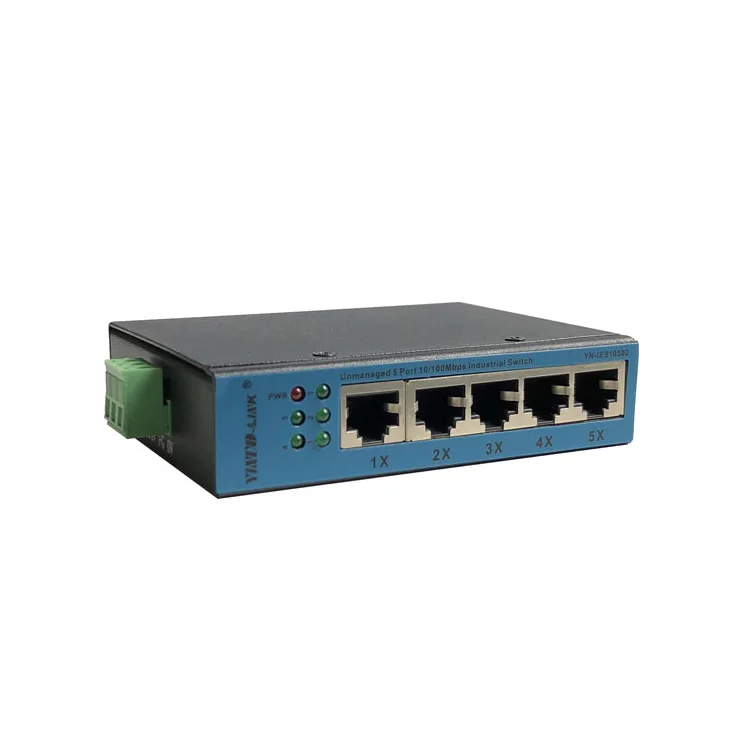 

hot selling industrial 5 port 8 port fast network leaf switch for ip camera