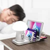 hotseller 2019 charger LED mushroom lamp QI wireless fast charger station for all mobile phones