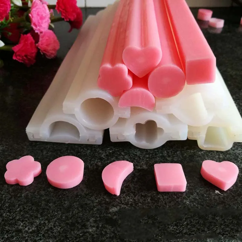 

Various Shapes Silicone Soap Mold Round Heart Pipe Tube Soap Mold DIY Handmade Soap Making Tool Creative, Transparent