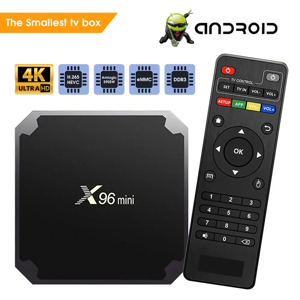 

android 7.1 s905w x96 mini iptv box with 2GB 16GB iptv set top box