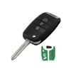 Wholesale 434MHz ID70 chip hyn14 right blade 3 button remote key for Kia k3