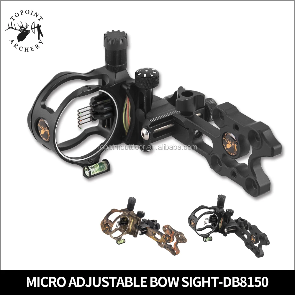 

Topoint Archery,5 Pin/7 Pin Bow Sights,DB8150 Series Micro Adjust,Tool Less Design,2 Colors Can Be Selected