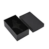 Custom hot stamping black paper rectangular packaging box