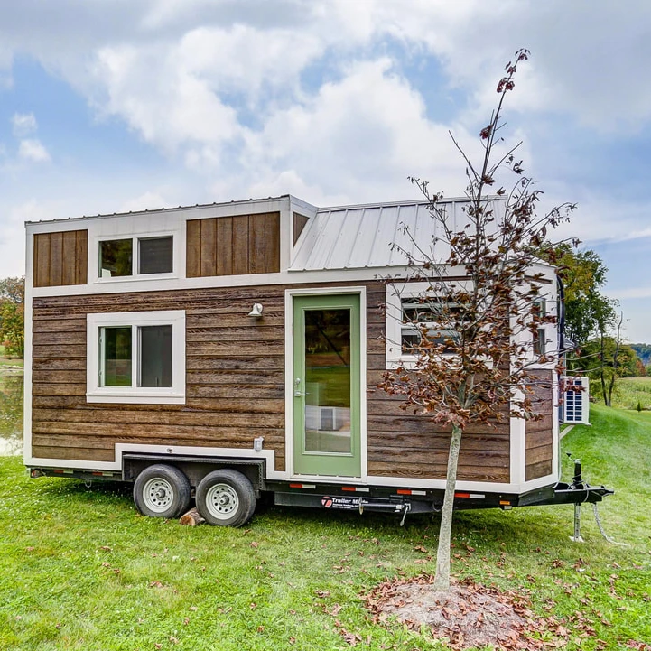 
tiny house travel trailer prefab small modular guest house tiny home on wheels prefabricated wooden house romania 