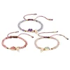 Fashion Natural Stone Beads Bracelet Braid Beads Bracelet Women Jewelry