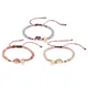 Fashion Natural Stone Beads Bracelet Braid Beads Bracelet Women Jewelry