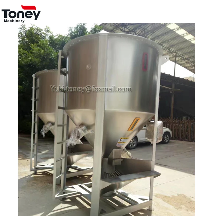 
vertical plastic material color mixer with 500kg capacity 