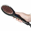 Hair Straightener Brush with Anti-Scald Feature Faster Heating Hot Brush Ceramic Iron Hair Brush Auto Temperature Lock Function