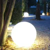 rotating world ceiling fan acrylic globe solar hanging decorative large outdoor christmas led glowing orb balls pool light