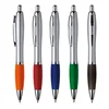 Custom logo plastic retractable premium gel ink roller ball point pen
