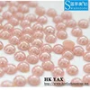 T0821 Factory sale ceramic pearl crystal hotfix, transfer ceramic pearl crystal flat back, ceramic pearl crystal for garment