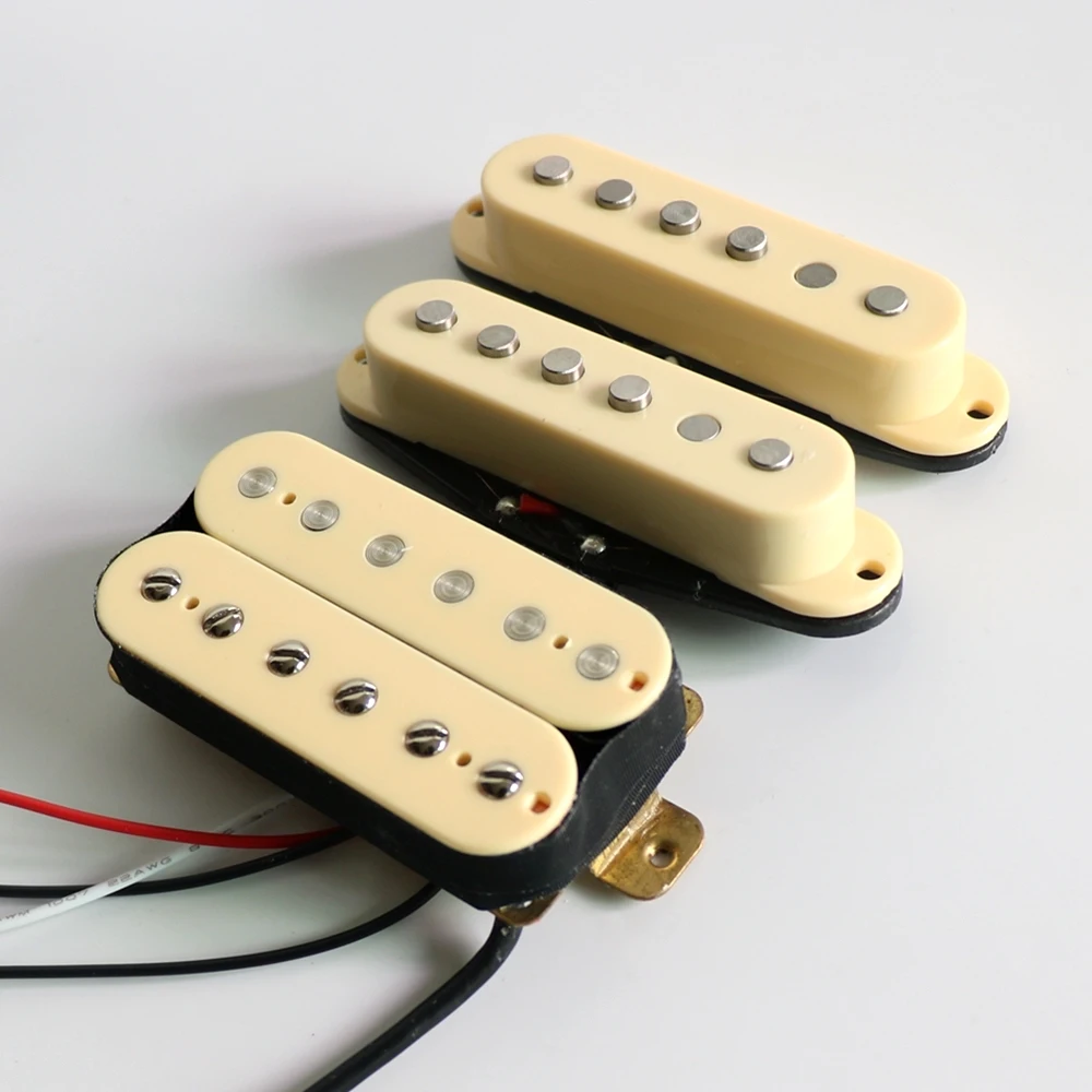 

Ivory Color Ssh set AlNiCo Electric Guitar Pickup with high output bridge pickup