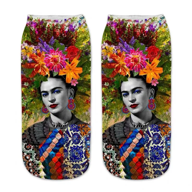 

Senhao Best-selling Products 3d Women Socks Ankle Custom Top Quality Digital Character Print Socks, Picture