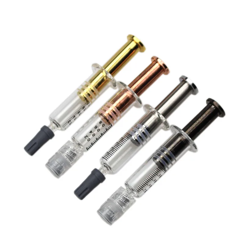 
ml Glass Dab Applicator Syringes/cbd oil syringe/syringe filling machine 