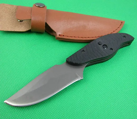 

2in1 multifunction knife 440 stainless steel multi-purpose tool grey titanium hunting camping rescue knives 1822
